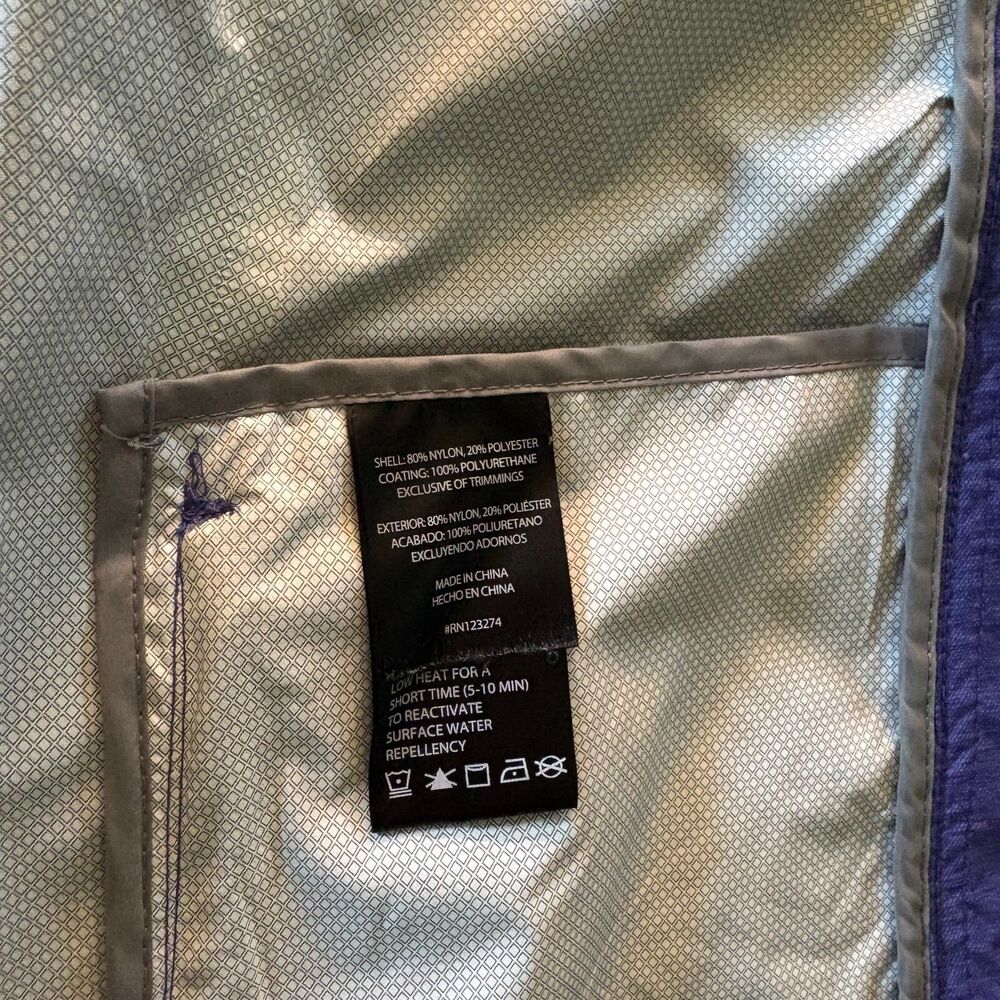 PARADOX Purple Hooded Outdoor Adventure Windbreaker Shell Womens Size Small - Picture 6 of 10